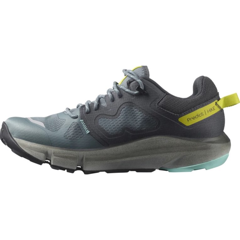 Dark Grey / Turquoise Salomon Predict Hike GTX Women's Hiking Shoes | IE BD8539